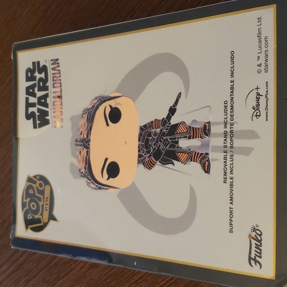 Funko Pop Pin Star Wars Mandalorian FENNEC SHAND SE 4 Inch Enamel Pin - Picture 2 of 6
